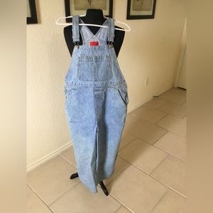 Gloria Vanderbilt Denin overalls, size Large